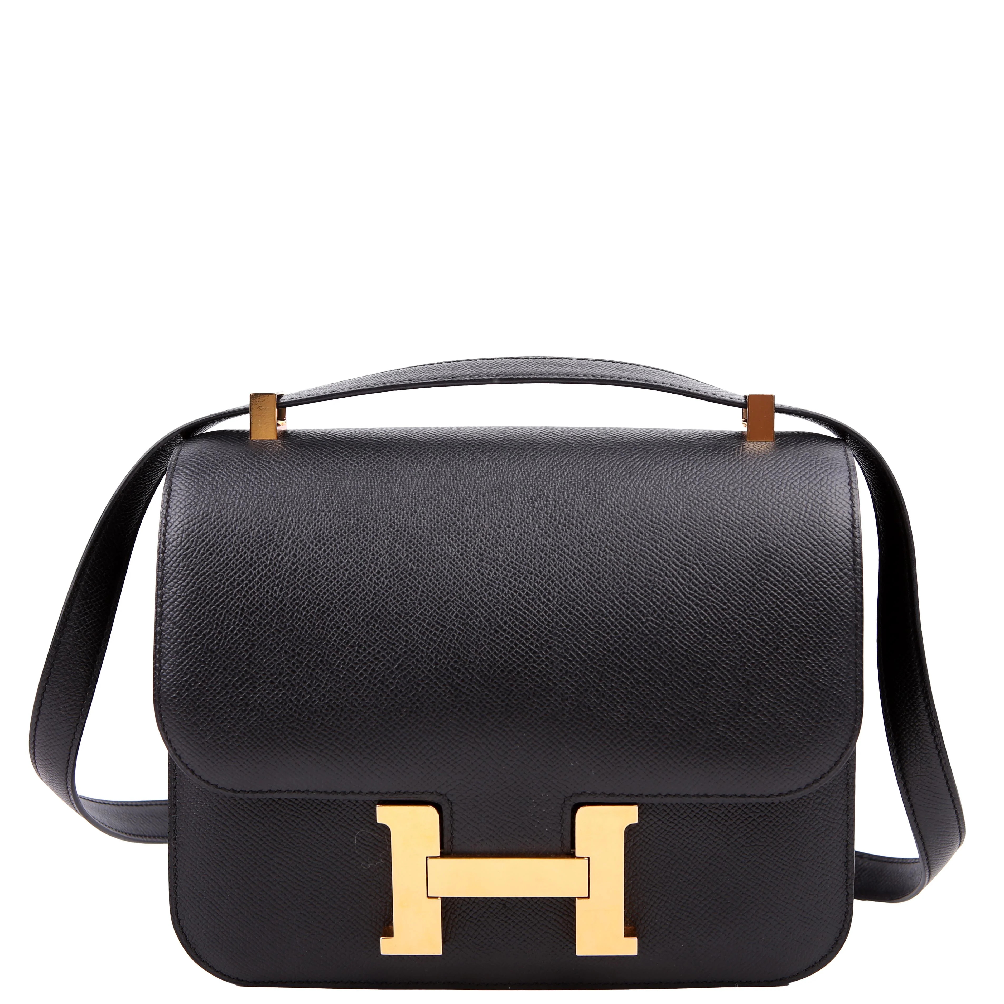 Constance 24 Epsom 2017 Black/Gold | Keeks Designer Handbags