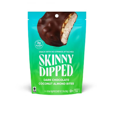SkinnyDipped Dark Chocolate Coconut Almond Bites - 3.17oz | Target