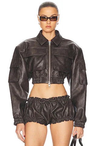 for FWRD Kolbe Vegan Leather Jacket | FWRD 