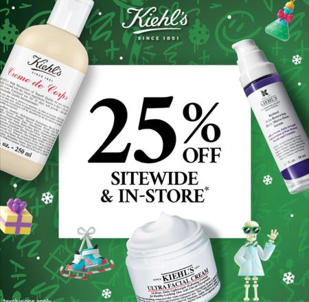 Cyber Sale now at KIEHL’S Skincare!!! 25% OFF site wide now!! 
Click any photo and save on everything 🎉🎉 

Follow my shop @fashionistanyc on the @shop.LTK app to shop this post and get my exclusive app-only content!

#liketkit #LTKHoliday #LTKbeauty #LTKunder50 #LTKU #LTKGiftGuide #LTKsalealert
@shop.ltk
https://liketk.it/3XukH