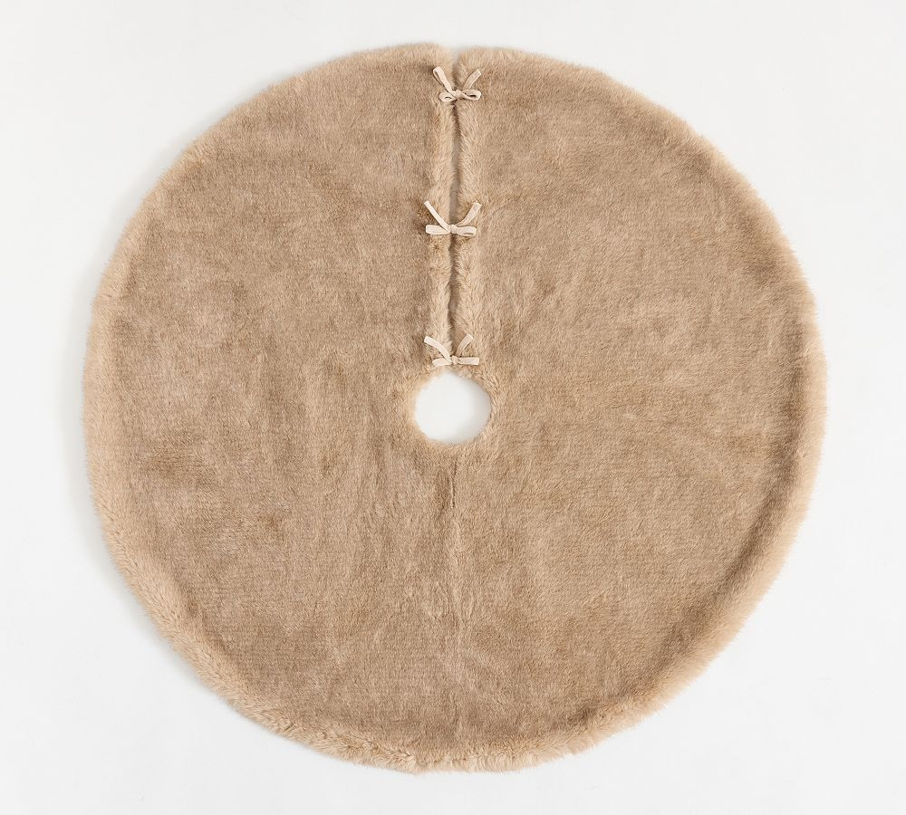 Faux Mink Tree Skirt | Pottery Barn (US)