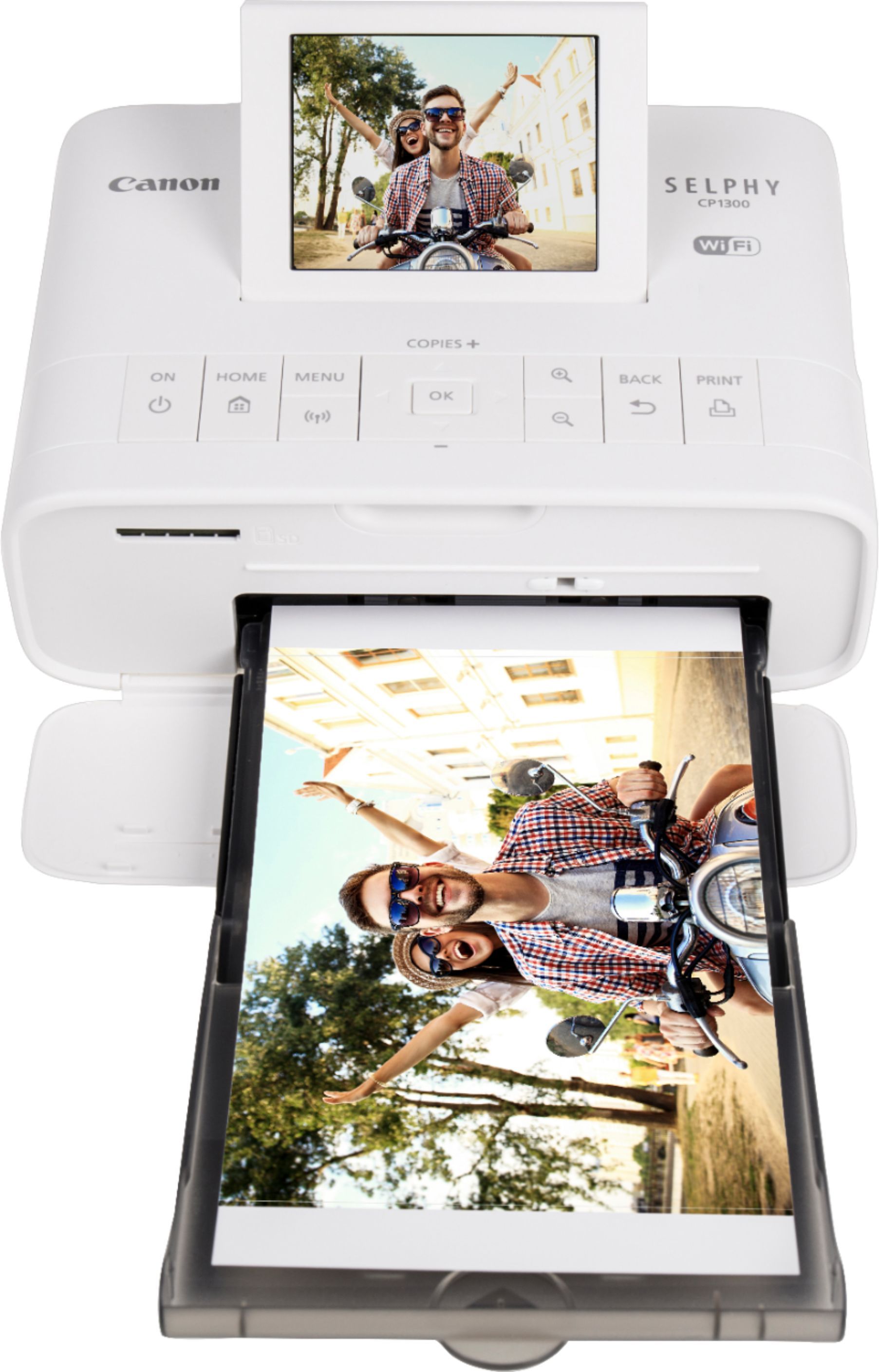 Canon SELPHY CP1300 Wireless Compact Photo Printer White 2235C001 - Best Buy | Best Buy U.S.