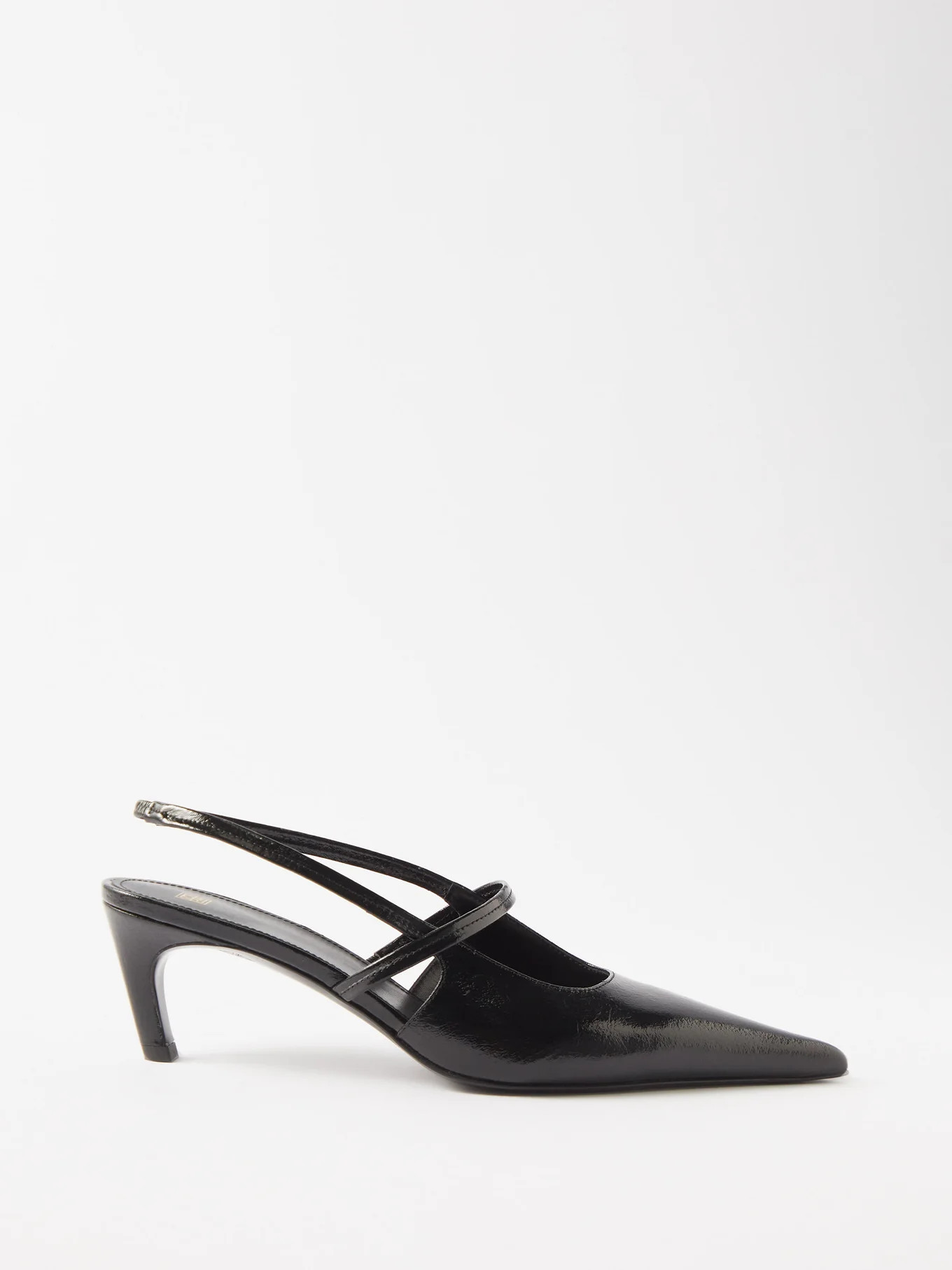 The Sharp 50 patent-leather slingback pumps | Toteme | Matches (UK)