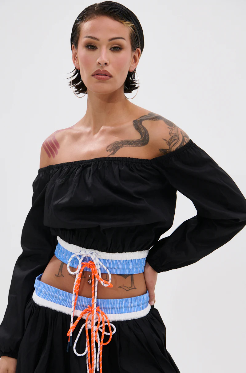 LET IT GO OFF THE SHOULDER BLOUSE | AKIRA