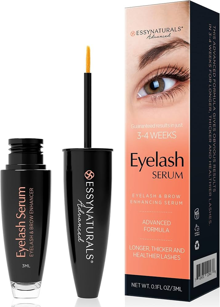 Essynaturals Premium Eyelash Growth Serum for Longer, Fuller, Thicker Lashes | Amazon (US)