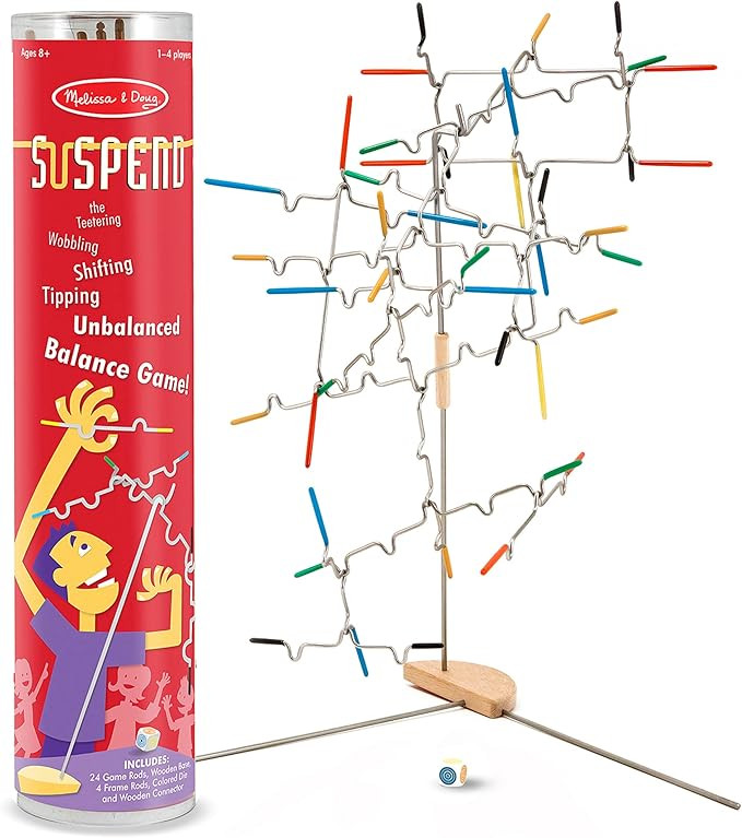 Melissa & Doug Suspend Family Game (31 pcs) - Wire Balance Game, Family Game Night Activities, Fo... | Amazon (US)