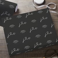 Drawn Together By Love Personalized Wrapping Paper, Wedding Gift Wrap, Gift, Custom Present, Gifts | Etsy (US)