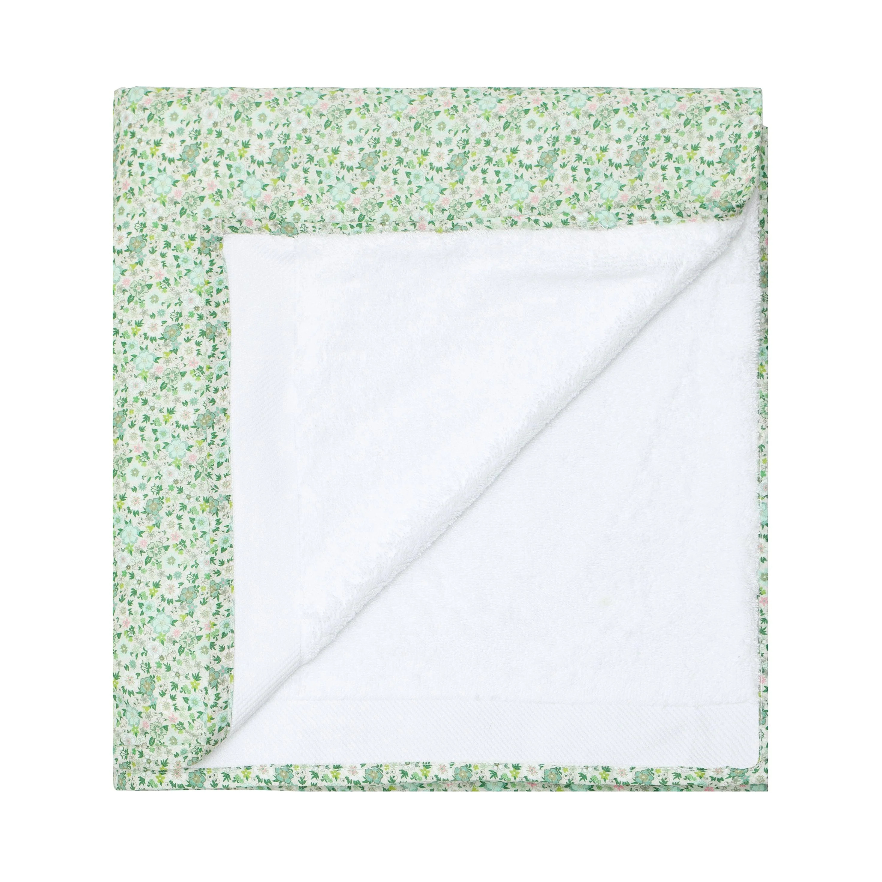 sea marsh floral towel | minnow
