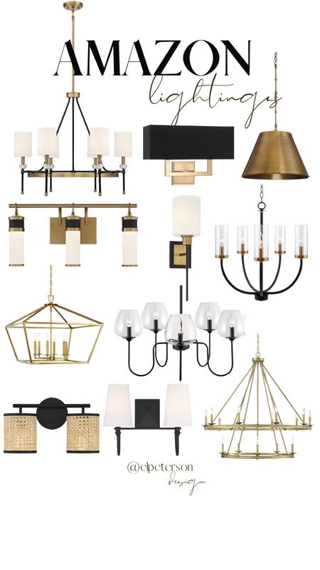 Amazon Light Fixture 
Chandelier 
Gold Chandelier 
Sconces 
Pendants 

#LTKhome #LTKunder100