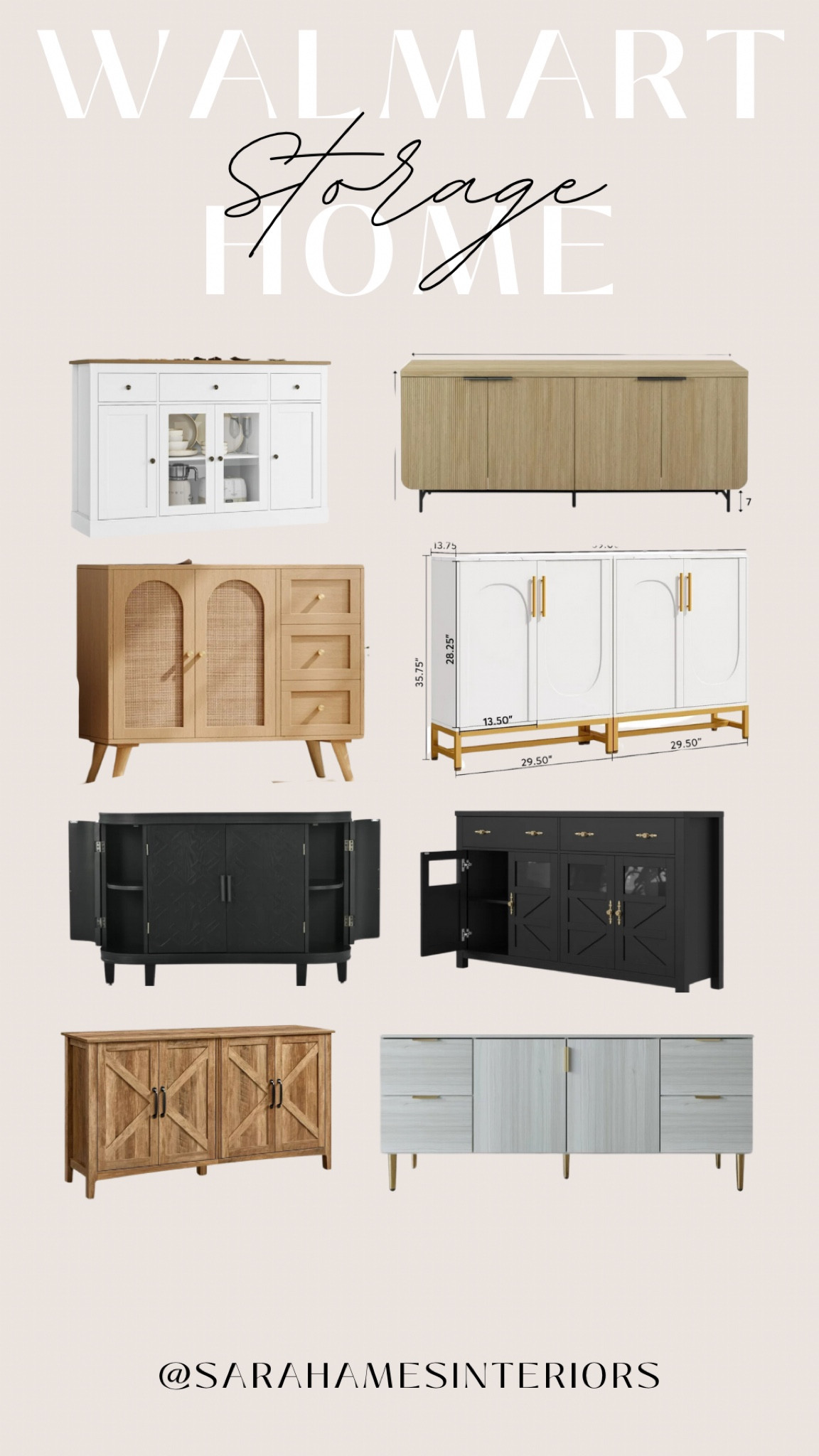 Walmart Sideboards 
#walmarthome #walmartdeals #sideboards #buffets #homefinds #homedesign #diningroom

#LTKhome #LTKsalealert #LTKstyletip