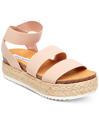 Steve Madden Women's Kimmie Flatform Espadrille Sandals & Reviews - Sandals - Shoes - Macy's | Macys (US)