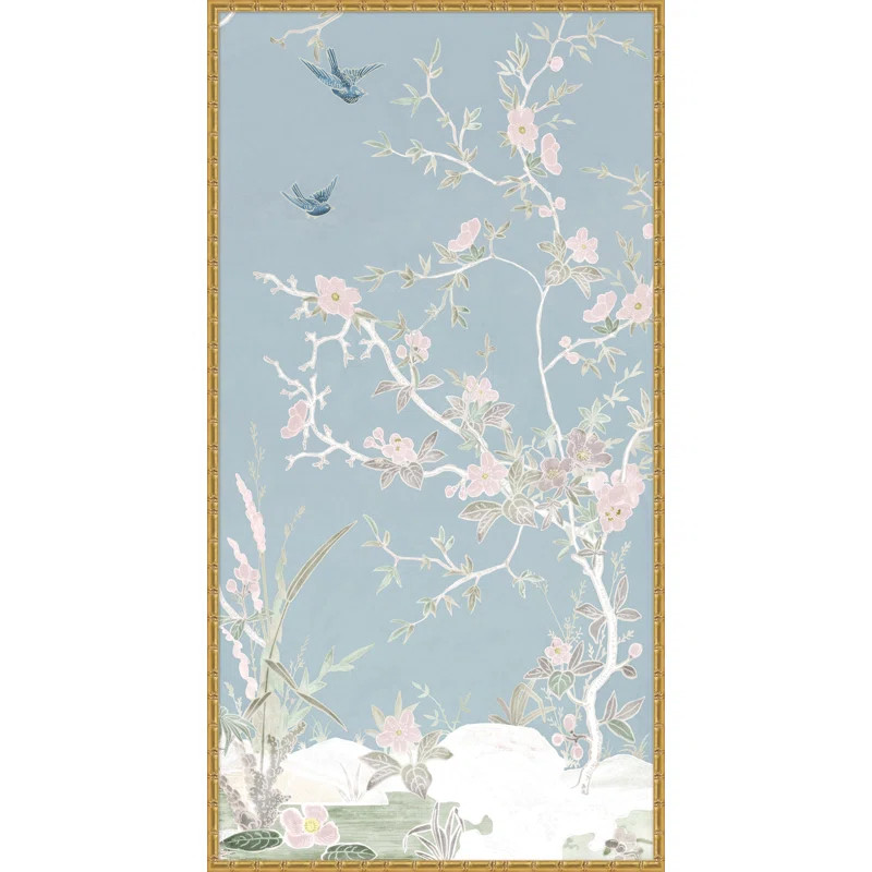 Spring Haven Chinoiserie " Spring Haven Chinoiserie 4 " by Lillian August Painting Print | Wayfair North America