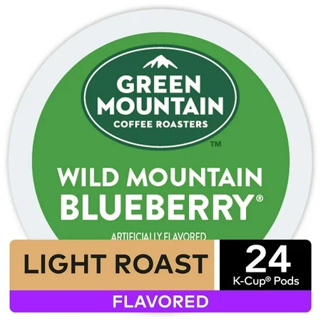 Green Mountain Coffee Wild Mountain Blueberry Flavored K-Cup Pods, Light Roast, 24 Count for Keurig  | Walmart (US)