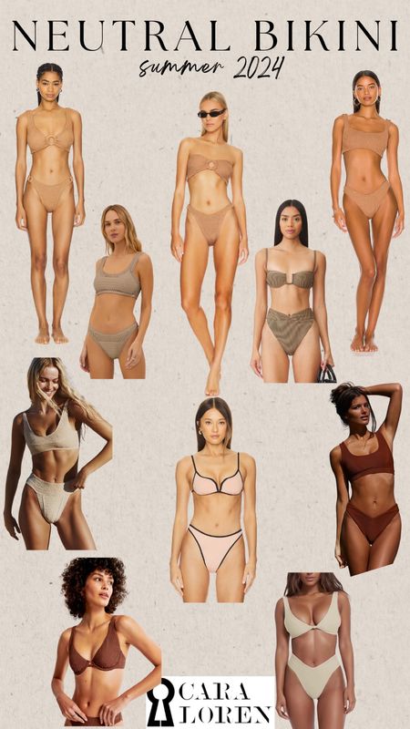Some of my favorite tan and brown bikinis at a few different price points for the summer! 

#LTKSwim #LTKSeasonal #LTKStyleTip
