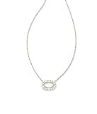 Kendra Scott Elisa Crystal Frame Short Pendant Necklace | Amazon (US)
