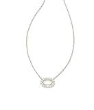 Kendra Scott Elisa Crystal Frame Short Pendant Necklace | Amazon (US)