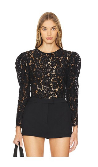 Favorite Rue Lace Top in Black

              
    
        
        
            Favorite Button | Revolve Clothing (Global)