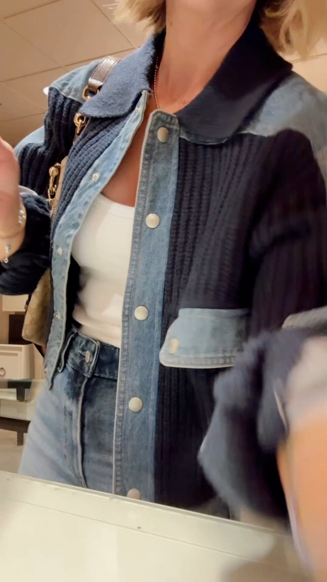 XS jacket / XS bra free tank / 24 jeans / shoes are fire to size 

#LTKOver40 #LTKootd #LTKPetite