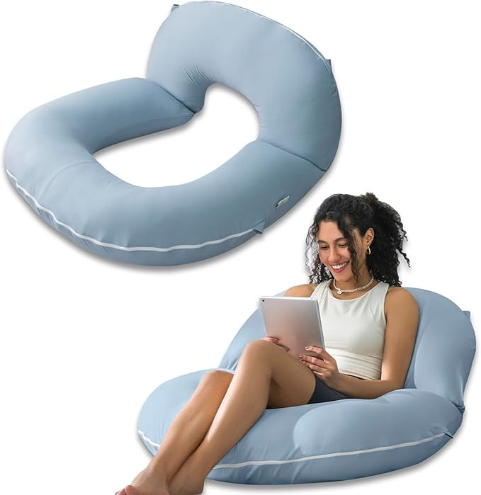 INSEN Reading Pillow, Back Pillow for Sitting in Bed for Reading, Nurse & Relax, Reading Pillow f... | Amazon (US)