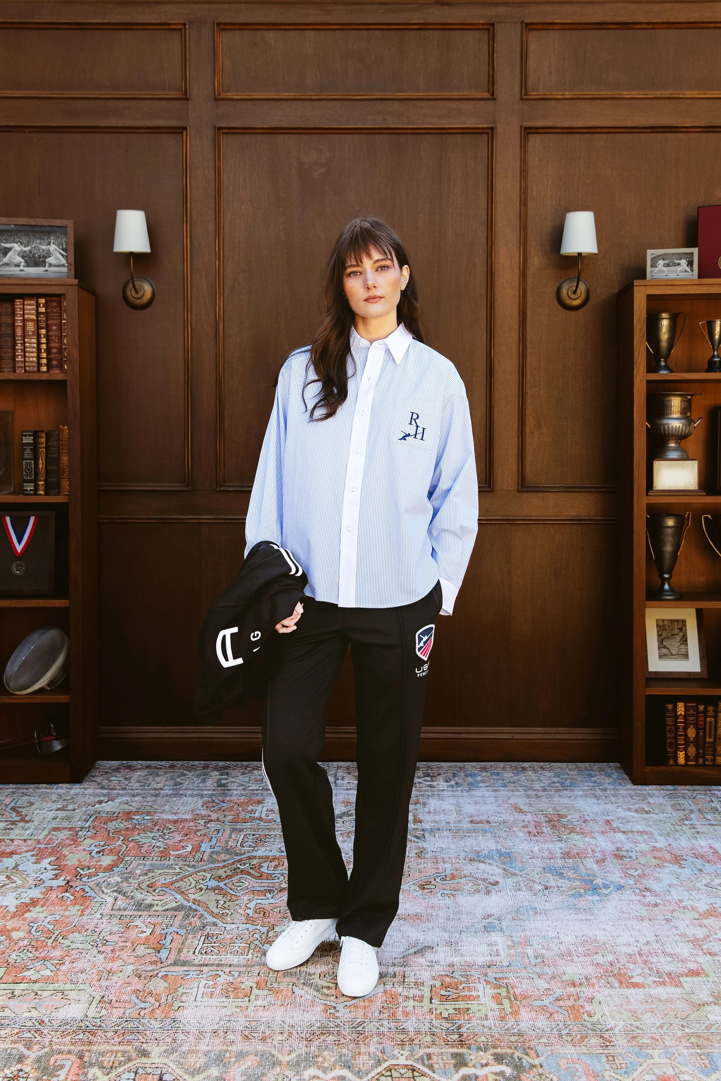 USA Fencing Martha Shirt In Blue Stripe | Recreational Habits