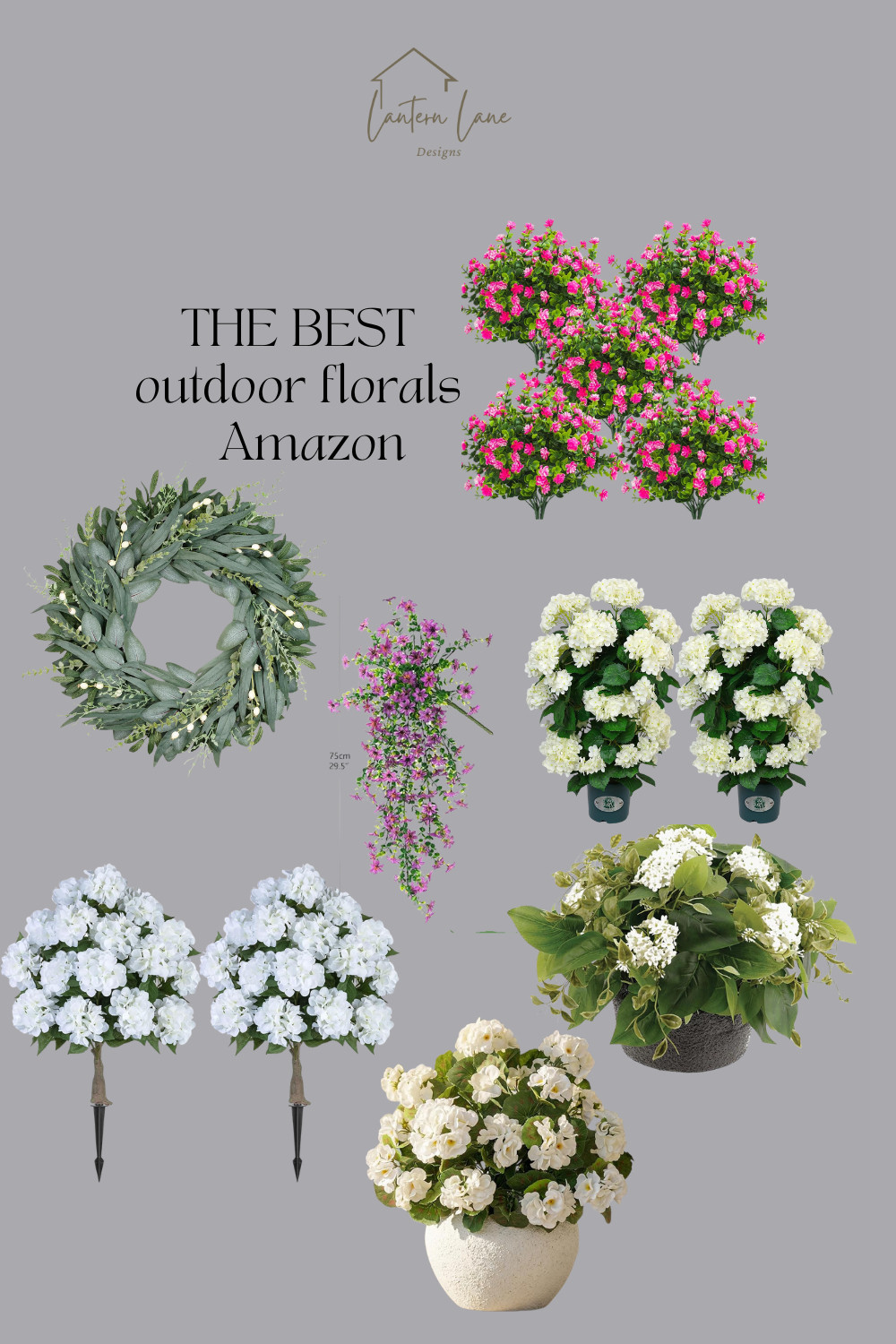 The best outdoor faux florals that do not fade! 

 #LTKSeasonal #LTKHome