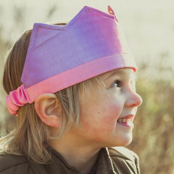 Sarah’s Silks Reversible Silk Crown in Blossom | The Tot