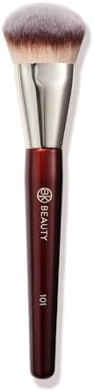 BK BEAUTY BRUSHES - 101 CONTOURED FOUNDATION BRUSH - Contoured Foundation Brush - Foundation Make... | Amazon (US)