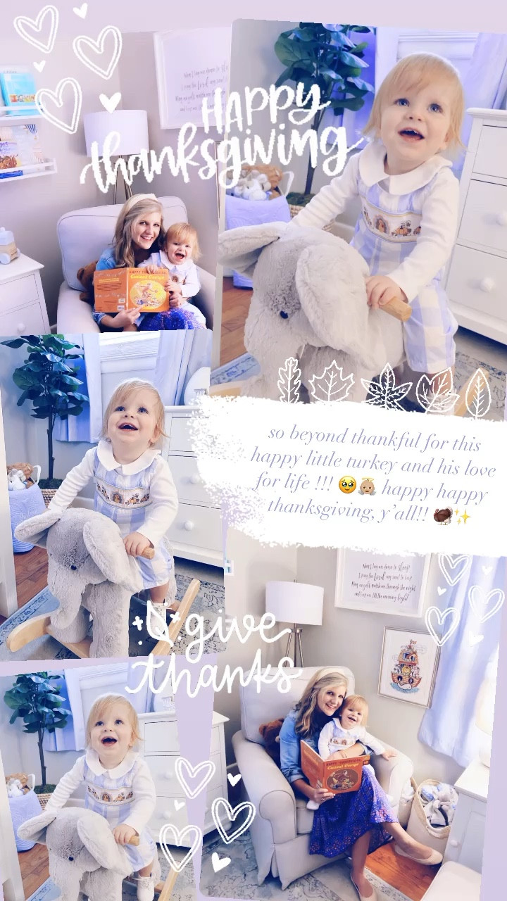 so beyond thankful for this happy little turkey and his love for life !!! 🥹👼🏼 happy happy thanksgiving, y’all!! 🦃✨

#LTKSeasonal #LTKbaby #LTKHoliday