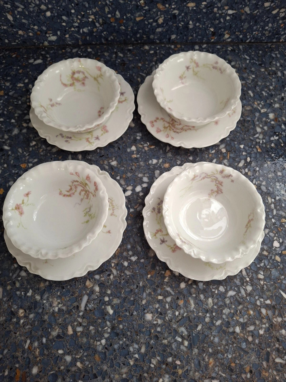 Lot of 4 Haviland limoges France Finger Bowl with Saucer / Underplate Vintage  | eBay | eBay US