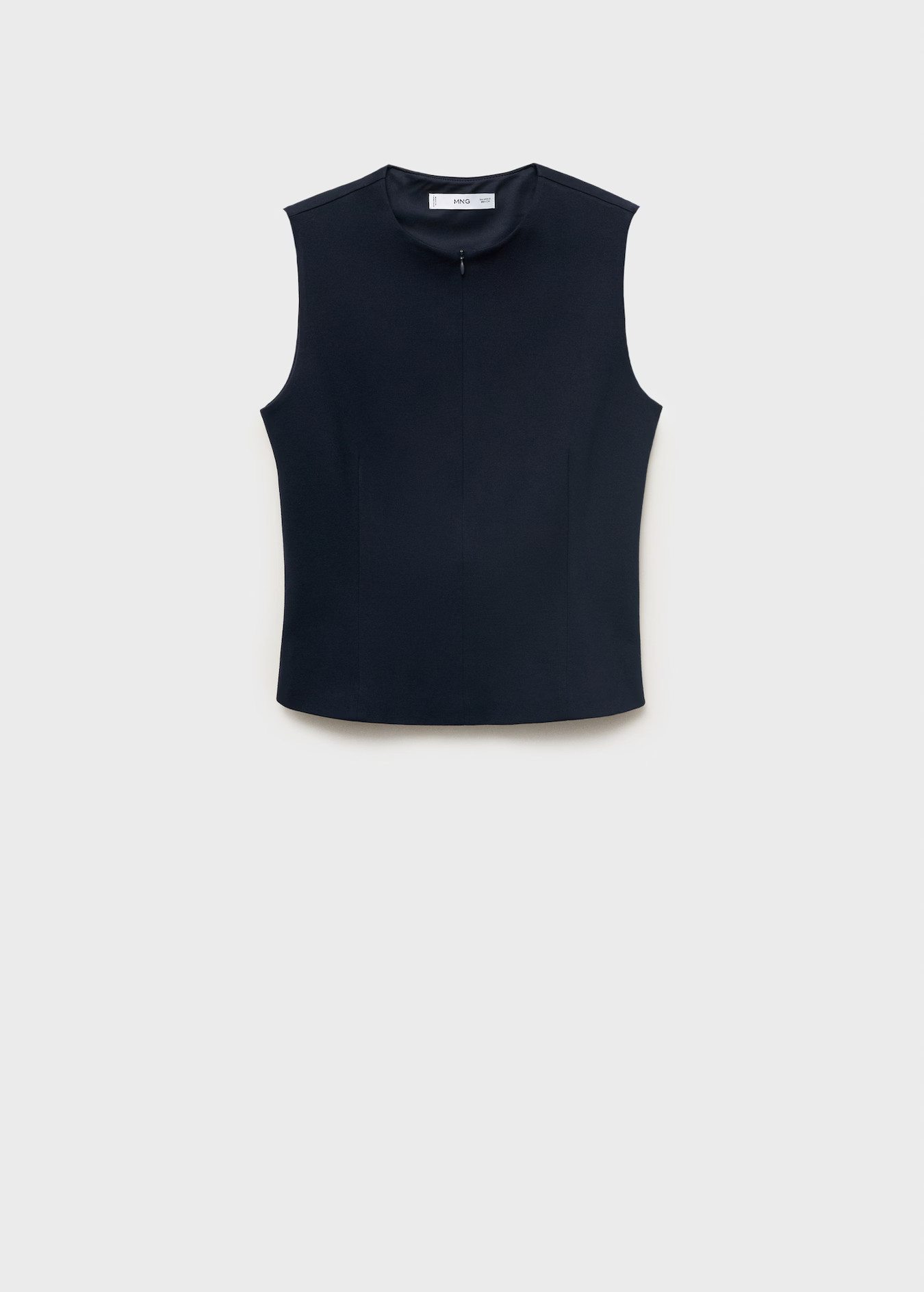 Fitted zip-up top - Women | MANGO USA | Mango (US/MX/AU)