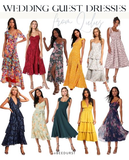 Love these wedding guest dresses from Lulus! Perfect for end of summer weddings, but so many could also easily be worn for fall weddings!

#LTKFind #LTKstyletip #LTKwedding