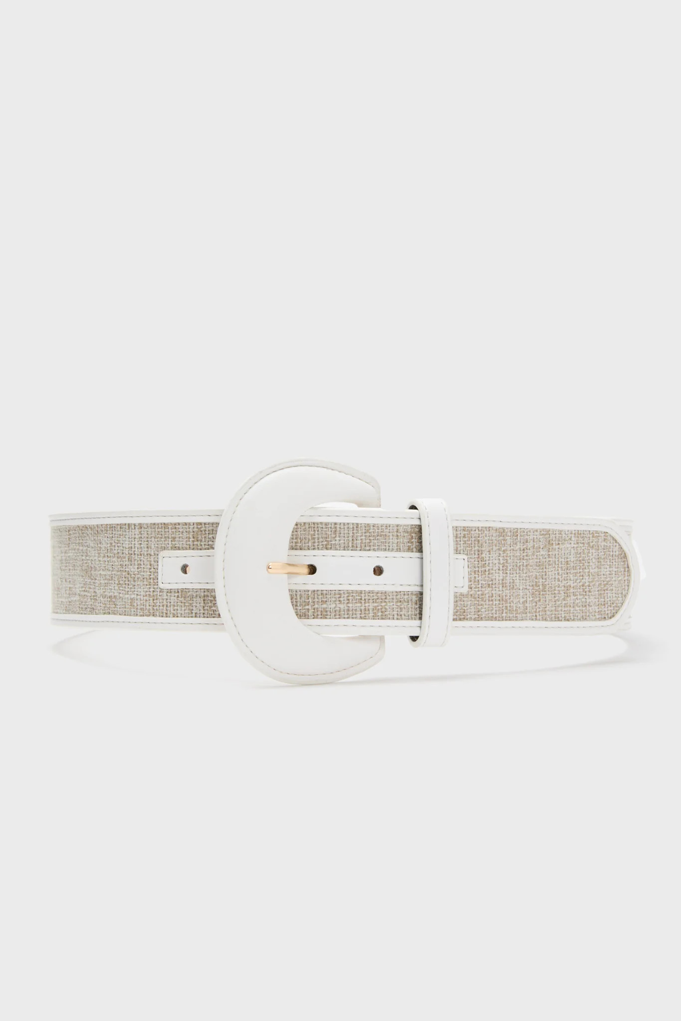White and Linen Waist Belt | Tuckernuck (US)