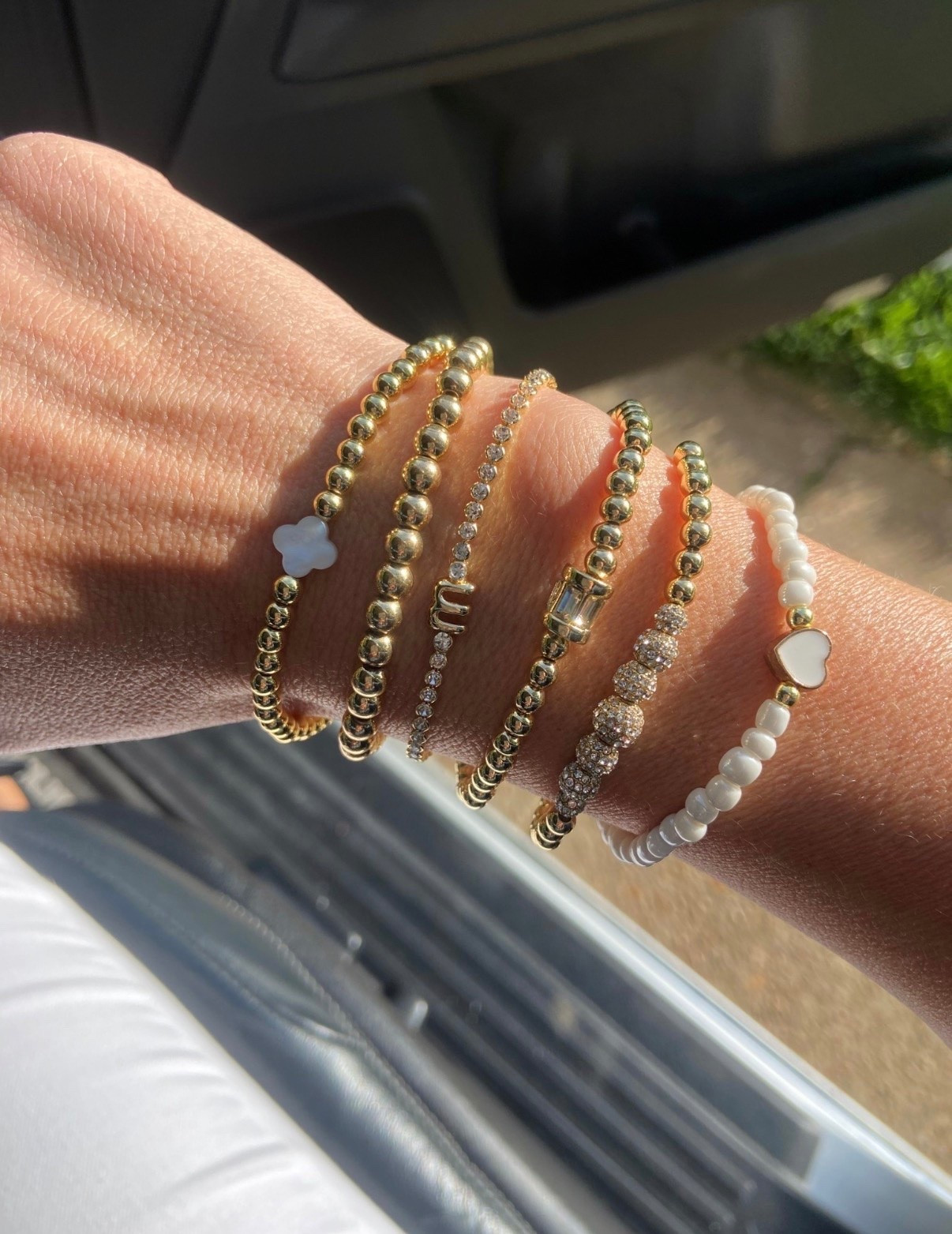 On sale - some of my faves are on sale right now for $10! 


#giftforher #LTKU #goldbracelet #braceletstack #under10 #budgetfriendly #salefinds  #baublebar #bracelet

#LTKMothersDay #LTKOver40 #LTKSaleAlert