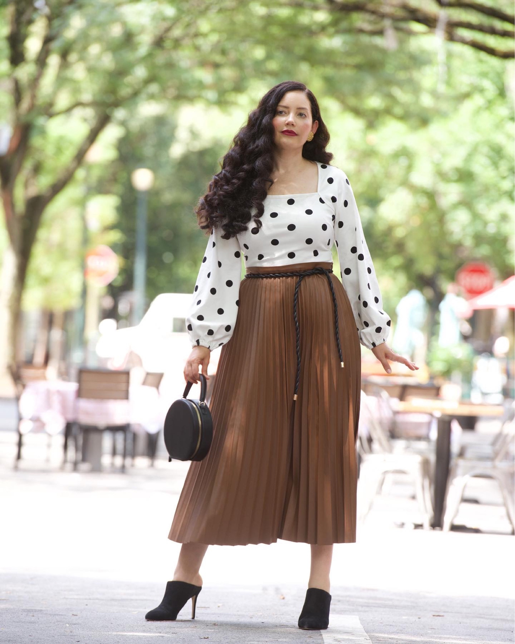 Square neck top, faux vegan leather skirt 

#LTKcurves #LTKstyletip #LTKunder50