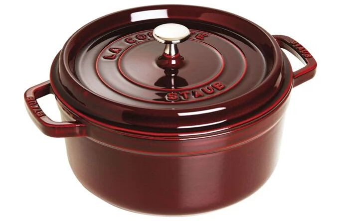 Staub Cast Iron - Round Cocottes 7 qt, Round, Cocotte, Basil | The ZWILLING Group Cutlery & Cookware