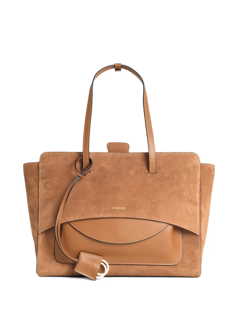 HIDESINS Medium Cognac suede-leather Shoulder Bag | Brown | FARFETCH UK | Farfetch Global