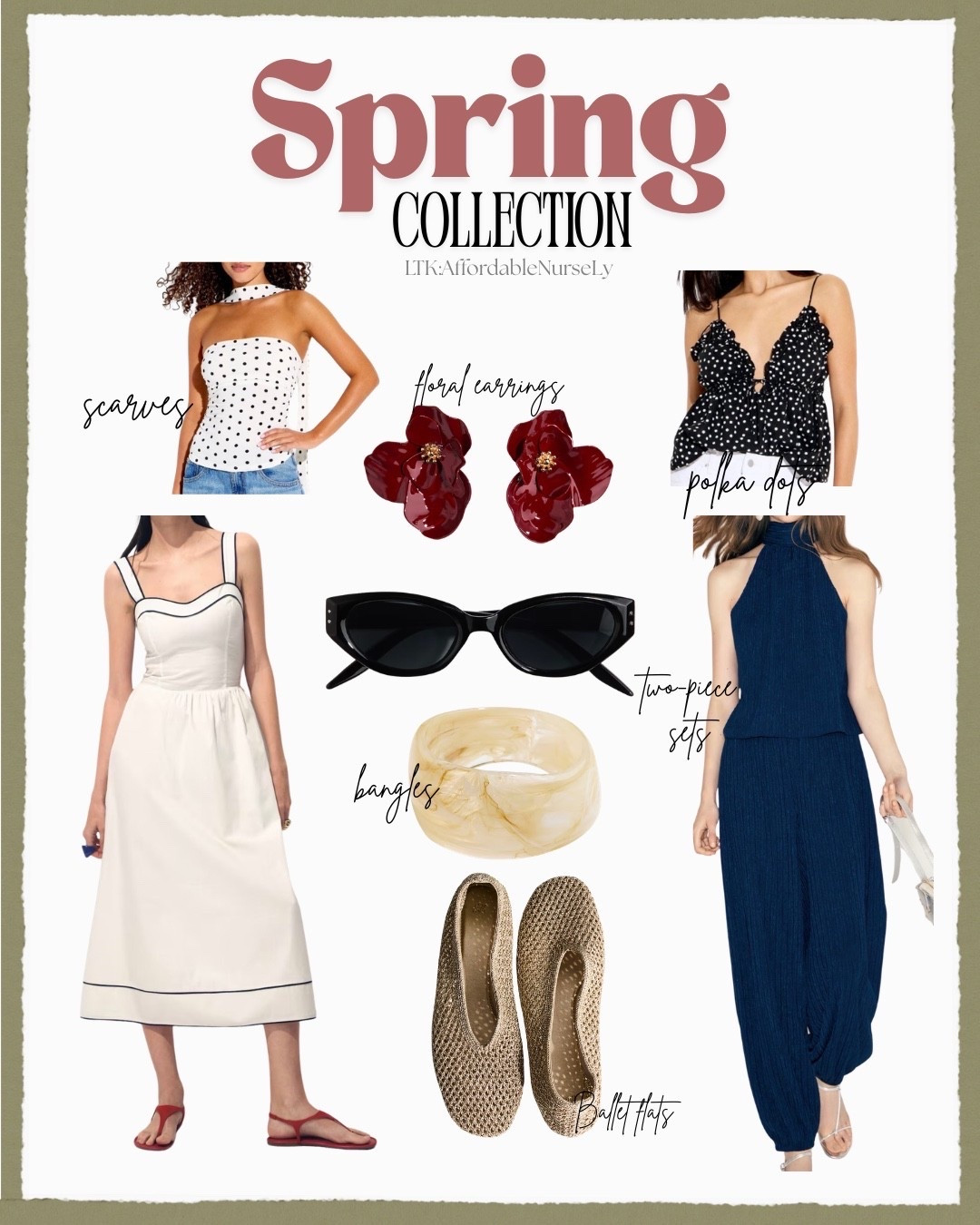 Spring trends I am loving!
#polkadot #balletflats

#LTKdayinmylife #LTKootd #LTKgrwm