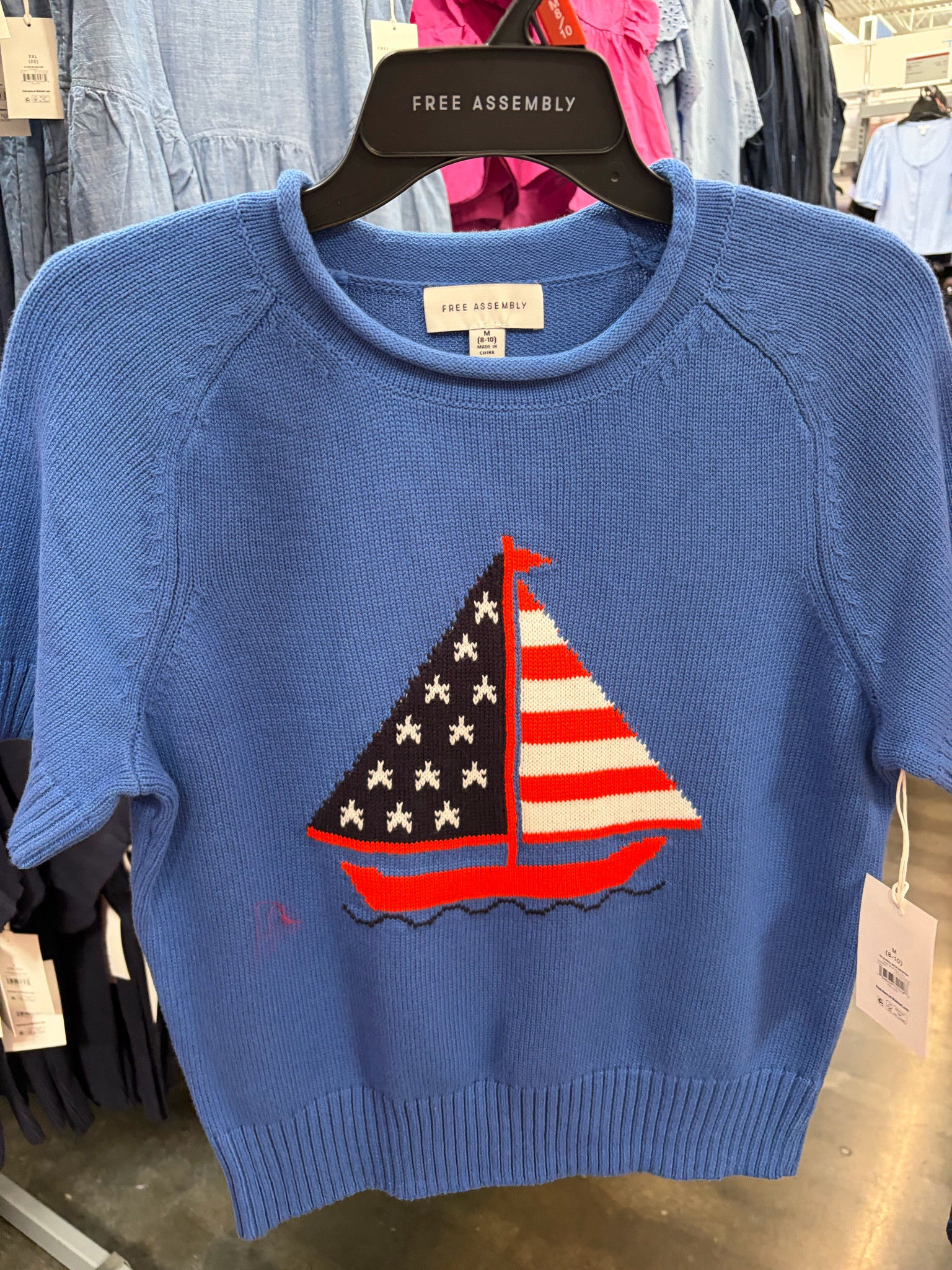 Fourth of July - $26; great quality, vibrant colors; perfect if you want the sweater look but your location is too hot (like mine) 


#walmart #flag #flagsweater #july4th #summer #summeroutfit #budgetfriendly

#LTKU #LTKSeasonal #LTKOver40