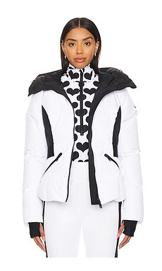 Goldbergh Lou Duck Down Puffer in White from Revolve.com | Revolve Clothing (Global)