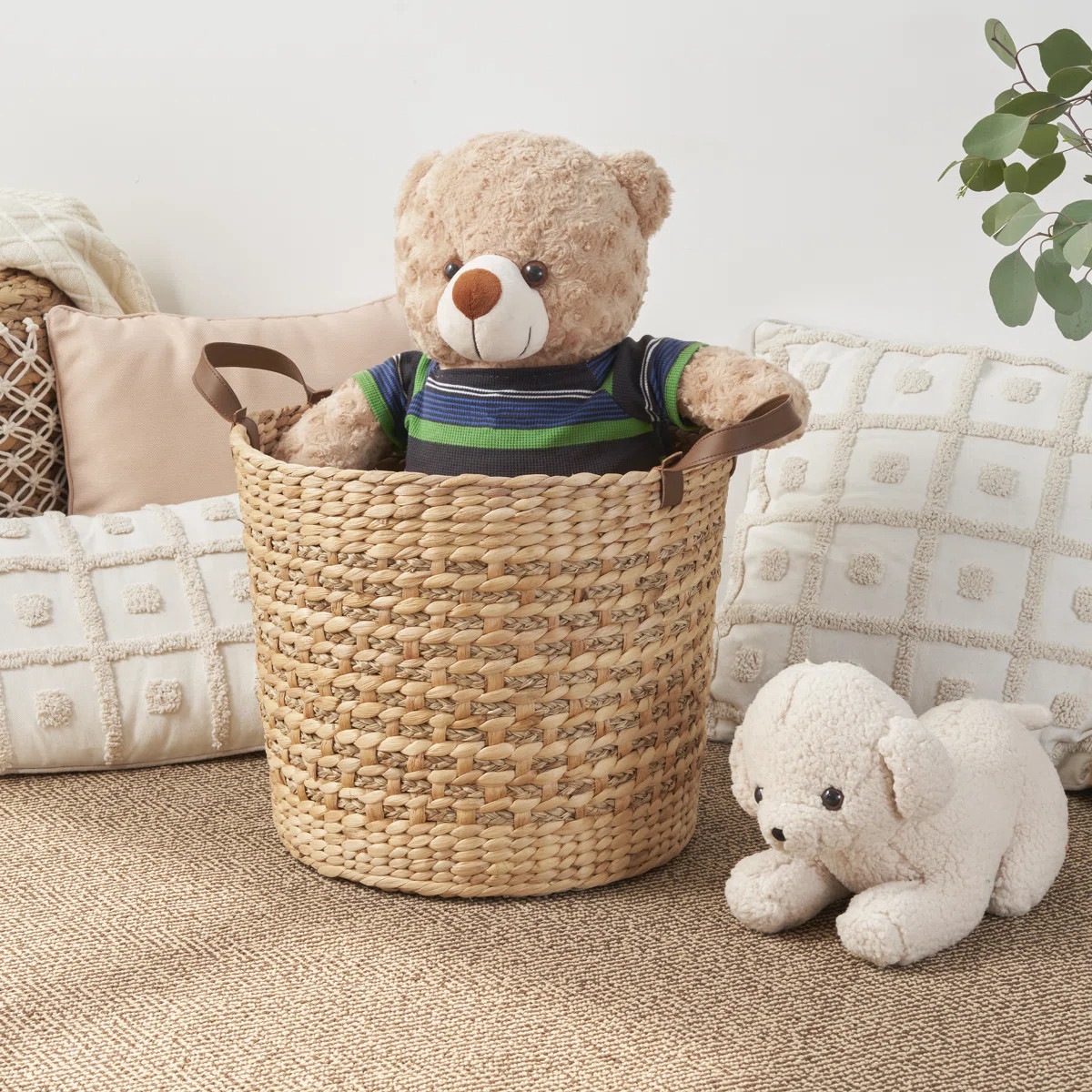 Bayou Breeze Hubertus Seagrass General Basket | Wayfair North America