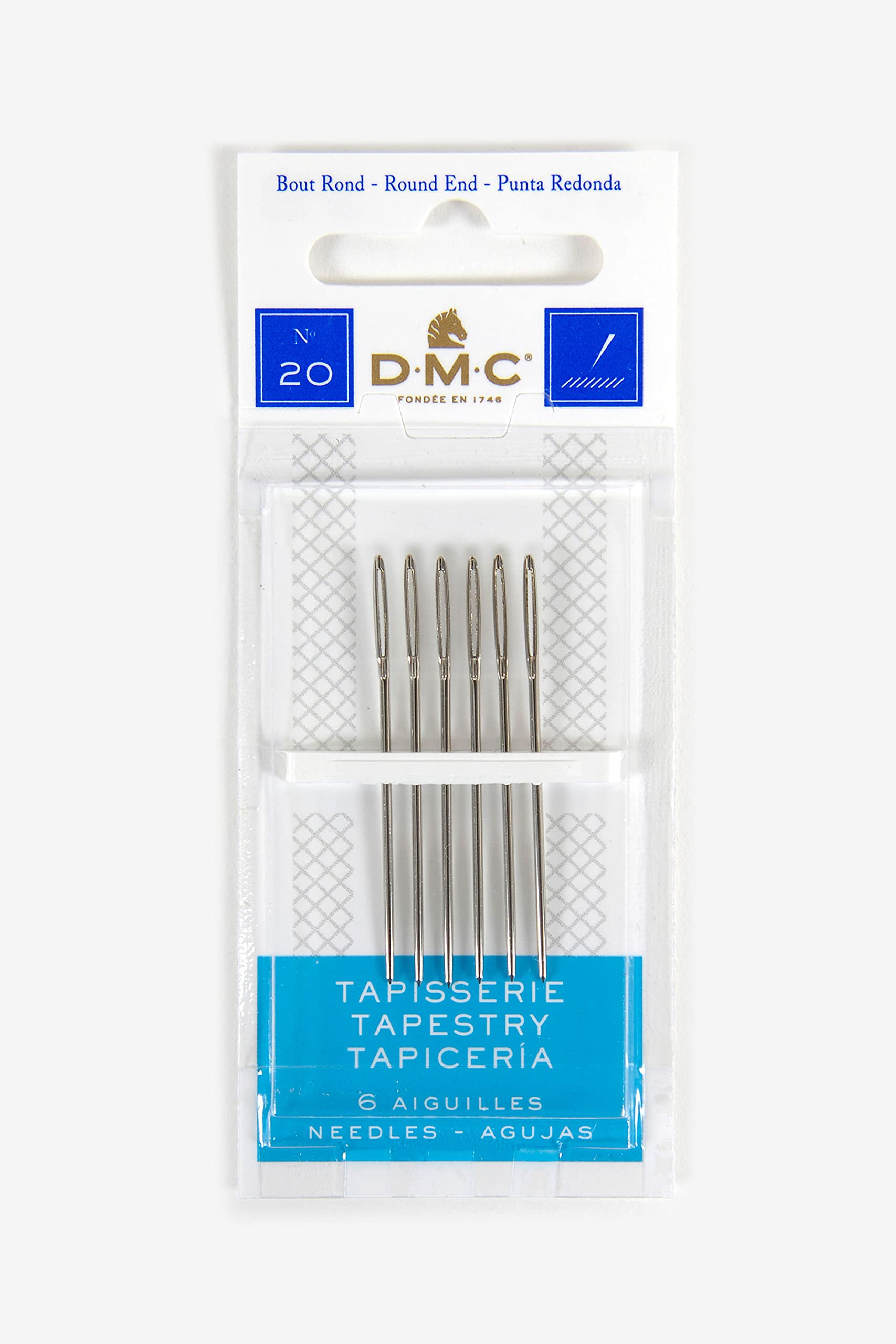 DMC 1767-20 Tapestry Hand Needles, 6-Pack, Size 20 | Amazon (US)