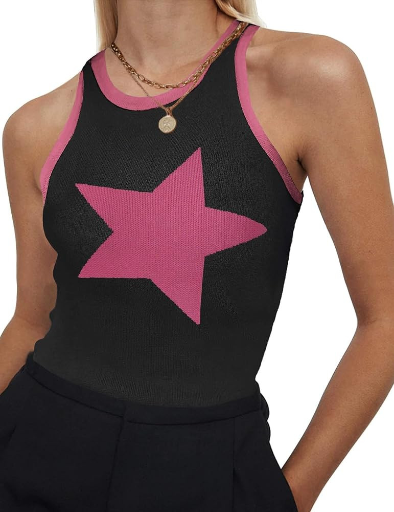 Zeagoo Womens Tank Top Racerback Crowl Neck Casual Basic Ribbed Knit Fitted Sleeveless Shirts S-X... | Amazon (US)