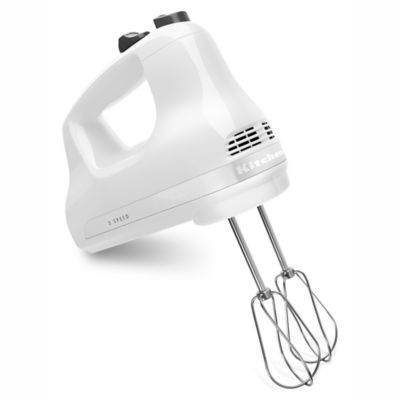 KitchenAid® 5 Speed Hand Mixer in White | Bed Bath & Beyond