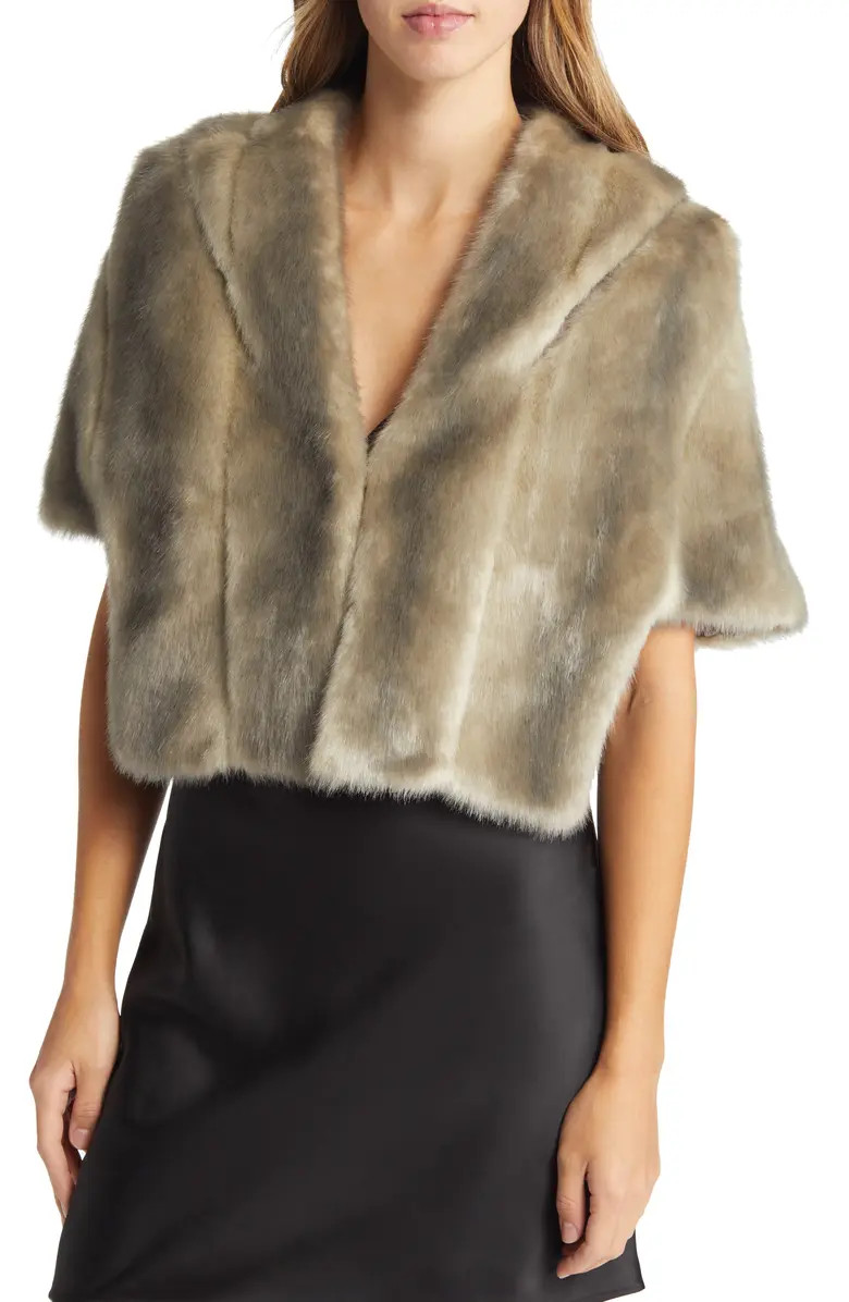 Faux Fur Capelet | Nordstrom