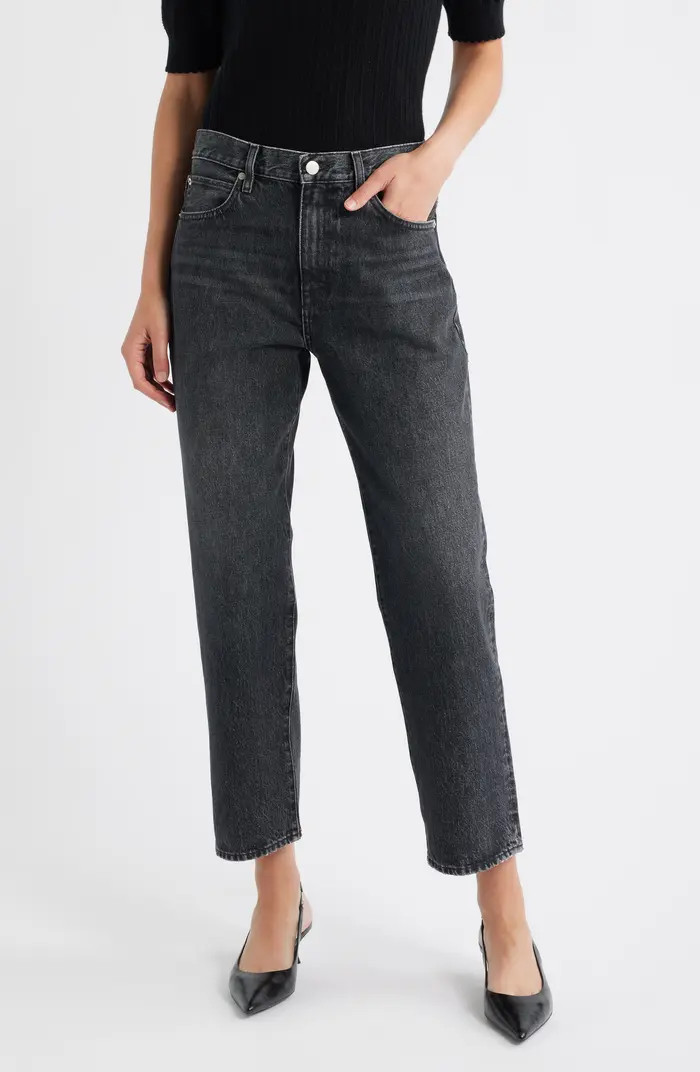The Hang High Waist Ankle Straight Leg Jeans | Nordstrom