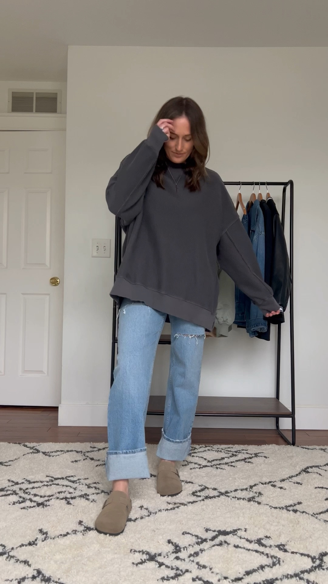 Everyday outfits. Easy outfits. Easy outfit ideas. Neutral basics. Spring outfits. Spring outfit idea. Casual outfits. Basic mom outfit. Casual outfit idea. Casual outfit. Everyday outfit. Mom outfit. Street style.

#LTKFindsUnder50 #LTKSeasonal #LTKFindsUnder100