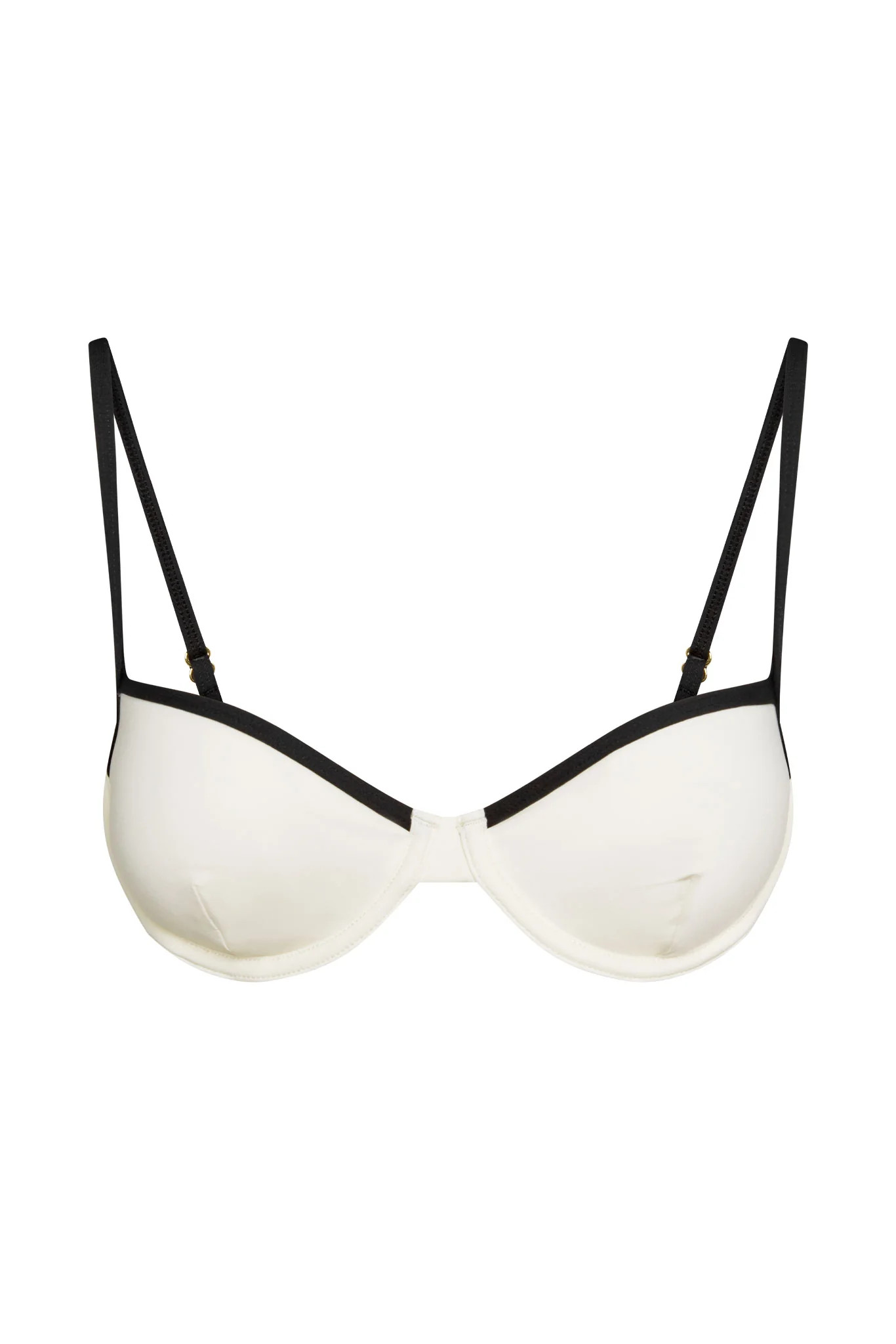 Capri Top - Ivory/Black | Monday Swimwear