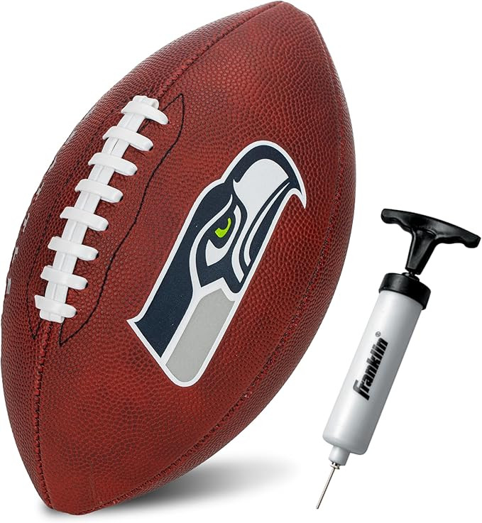 Franklin Sports NFL Football - Youth Junior Size Football for Kids - Official NFL Team Logo + Col... | Amazon (US)