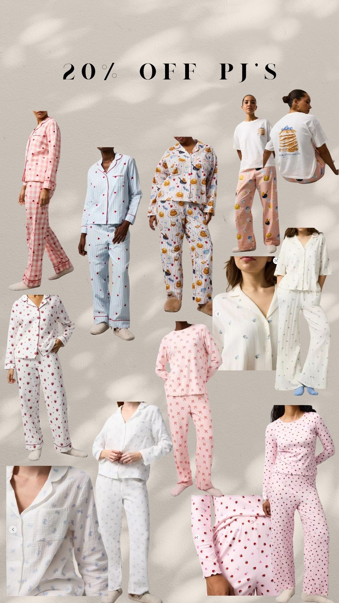 20% off pjs 