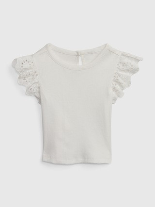 Toddler Rib Flutter Top | Gap (US)
